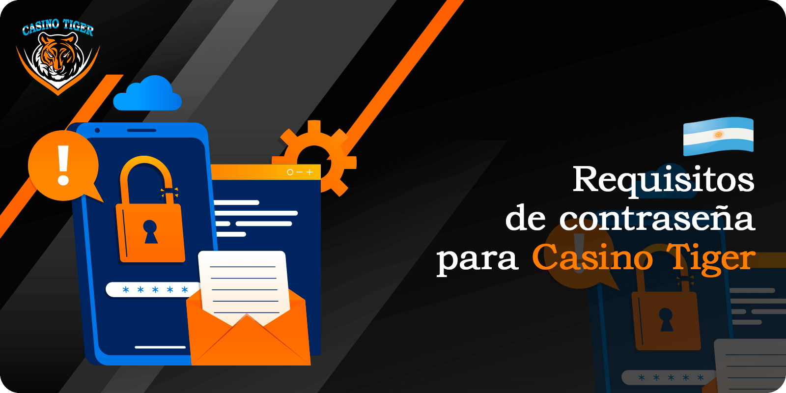 Requisitos de contraseña para Casino Tiger